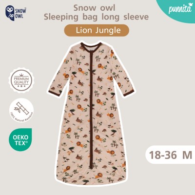 New Collection!! SNOW OWL Sleeping Bag ถุงนอนนุ่มๆ สำหรับเด็ก 18-36 M - Lion Jungle